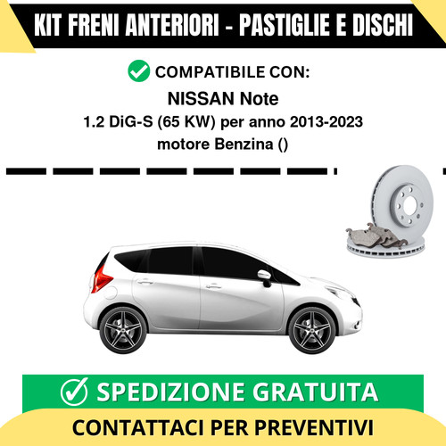 Kit freni anteriori pastiglie - kit, (pastiglie