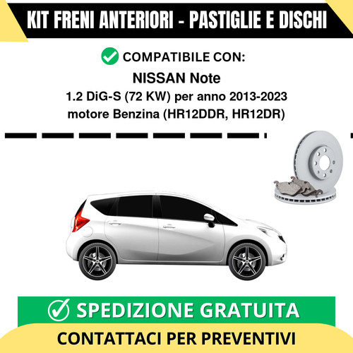 Kit freni anteriori pastiglie - anteriori, (pastiglie