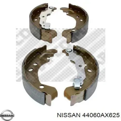 Kit ganasce freno nissan note - ganasce,