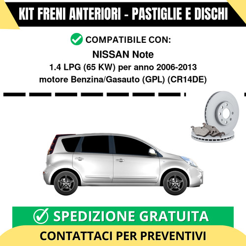 Kit freni anteriori pastiglie - freni,