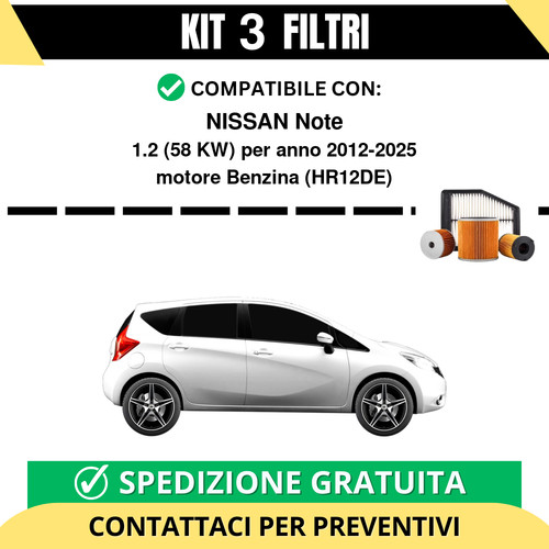Kit filtri tagliando per - filtri,