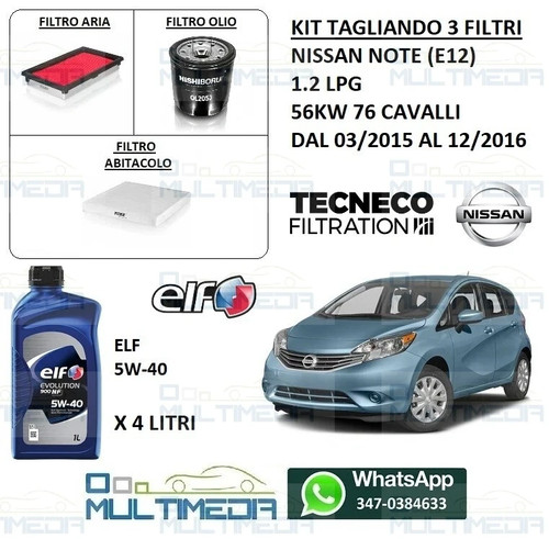 Kit tagliando filtri olio - kit,