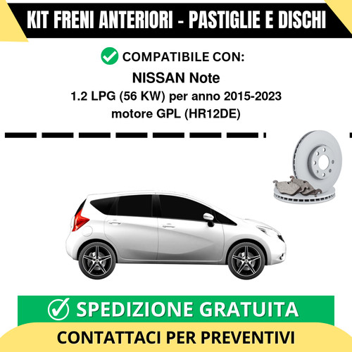 Kit freni anteriori pastiglie - freni,