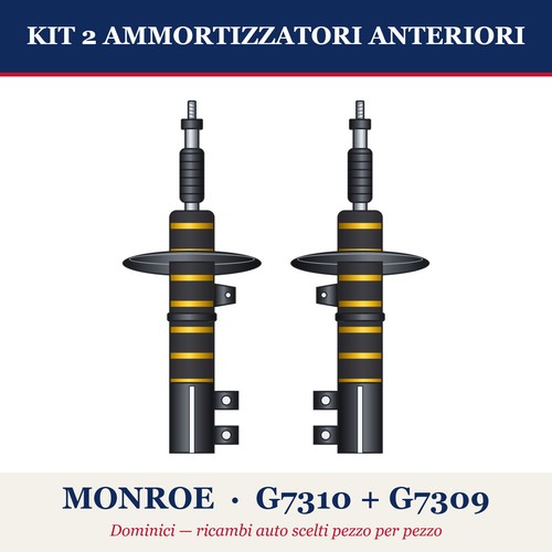 Kit ammortizzatori anteriori - ammortizzatori,